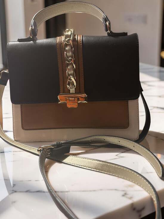 ALDO Anniebrook Colorblock Top Handle Satchel Crossbody Bag